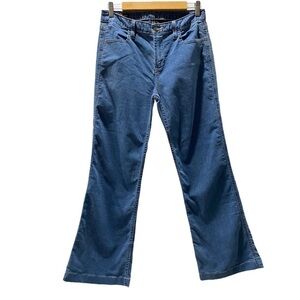J. Peterman High Rise Flare/Wide Leg Blue Jeans Size 4